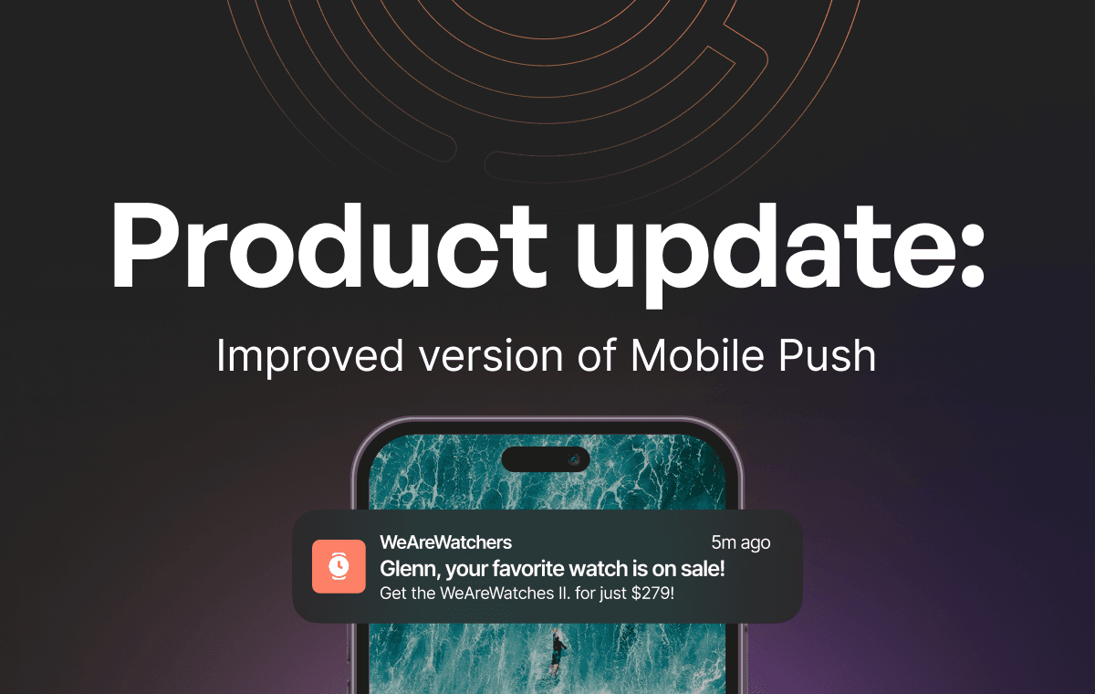 product update - mobile push